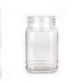 380ml honey unique clear wide mouth glass honey storage jar container with plastic lid